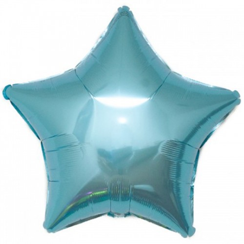 Balão Estrela Azul Claro